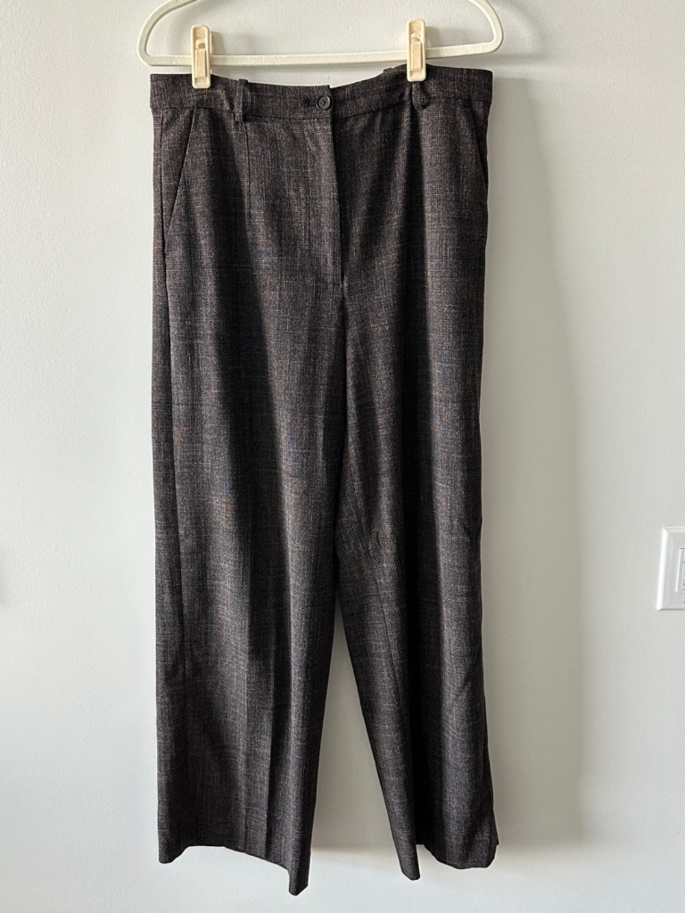 Banana Republic Brown Tailored Wide-Leg Pants